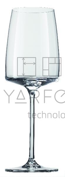 Бокал для белого вина 363 мл, h 22,2 см, d 7,6 см, Sensa