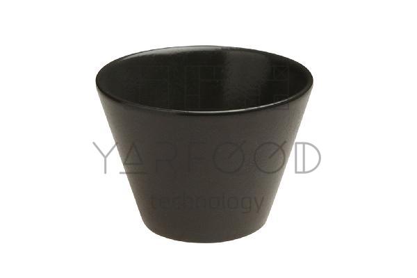 Чаша коническая d 9,5 см h 7 см 200 мл фарфор цвет черный Seasons