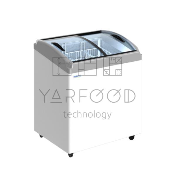 Морозильный ларь ITALFROST СFТ200С с гнутыми стеклами