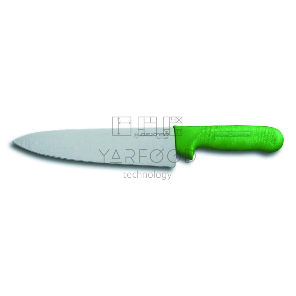 Нож для резки мяса с зеленой ручкой S145-8G-PCP
