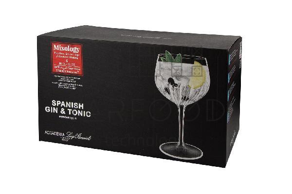 Набор бокалов для коктейлей Mixology Spanish Gin&Tonic 800 мл, хрустальное стекло, 6 шт.