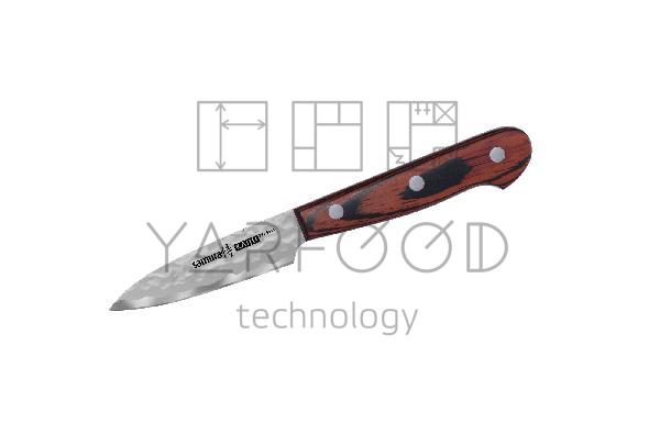 SKJ-0011/K Нож кухонный "Samura KAIJU" овощной 78 мм, AUS-8, дерево