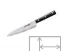 SD67-0023M/K Нож кухонный "Samura 67" универсальный 150 мм, дамаск 67 слоев, микарта