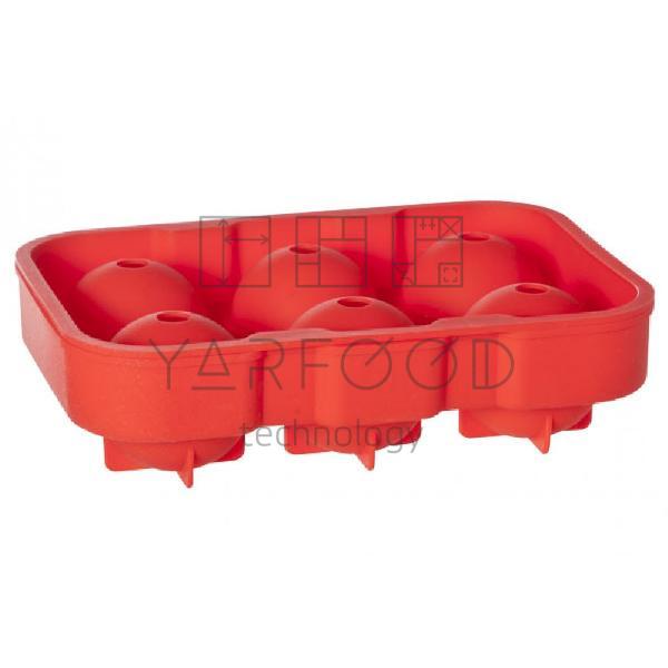 RED GIN BALL TRAY IN SIX 18X12.6X4.8CM
