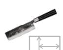 SP5-0043C/K Набор: нож кухонный "Samura SUPER 5" накири 171 мм, гвоздичное масло, салфетка