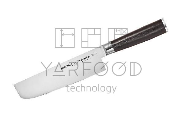 SM-0043/K Нож кухонный "Samura Mo-V" накири 167 мм, G-10