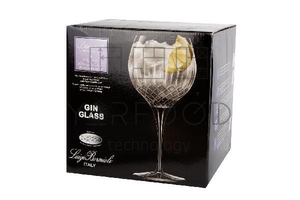 Набор бокалов для коктейля 650 мл Diamante Gin Glass, хрустальное стекло, 4 шт.