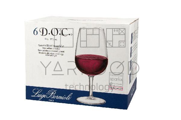 Набор бокалов для вина 510 мл  D.O.C , хрустальное стекло, 6 шт.
