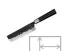 SBL-0043C/K Набор: нож кухонный "Samura BLACKSMITH" накири 168 мм, гвоздичное масло, салфетка