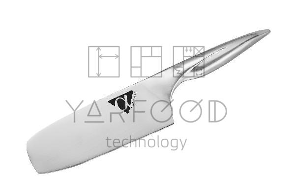 SAF-0043/K Нож кухонный "Samura ALFA" накири 168 мм, AUS-10