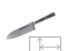 SBA-0093/K Нож кухонный "Samura Bamboo" Сантоку 137мм, AUS-8