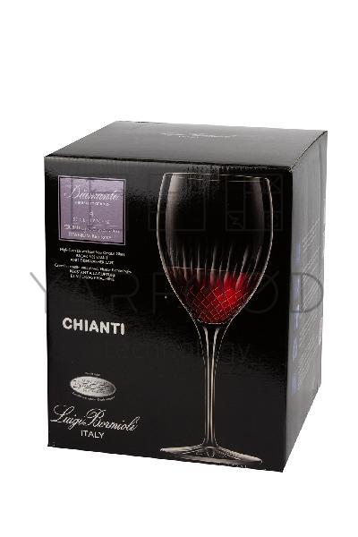 Набор бокалов для вина 520 мл Diamante Chianti, хрустальное стекло, 4 шт.