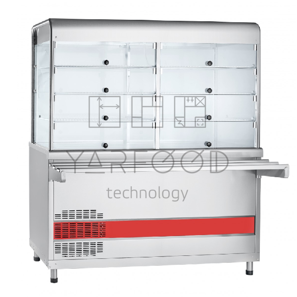 Прилавок холодильный Abat Аста ПВВ(Н)-70КМ-С-01-НШ
